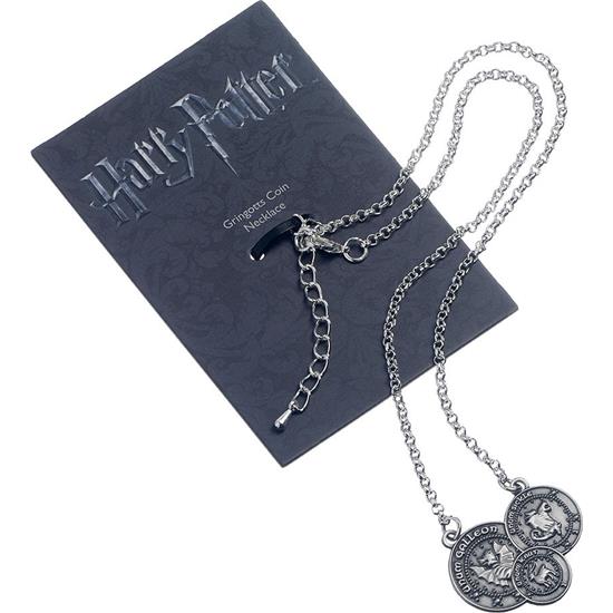 Harry Potter: Harry Potter Gringotts Coins sølv belagt vedhæng og halskæde
