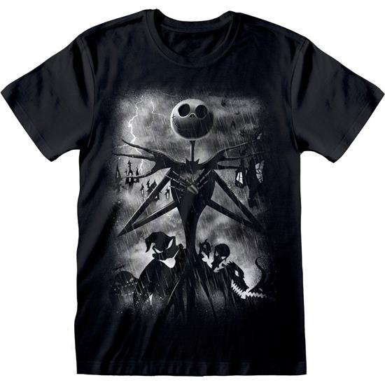Nightmare Before Christmas: Jack Skellington Stormy Skies T-Shirt