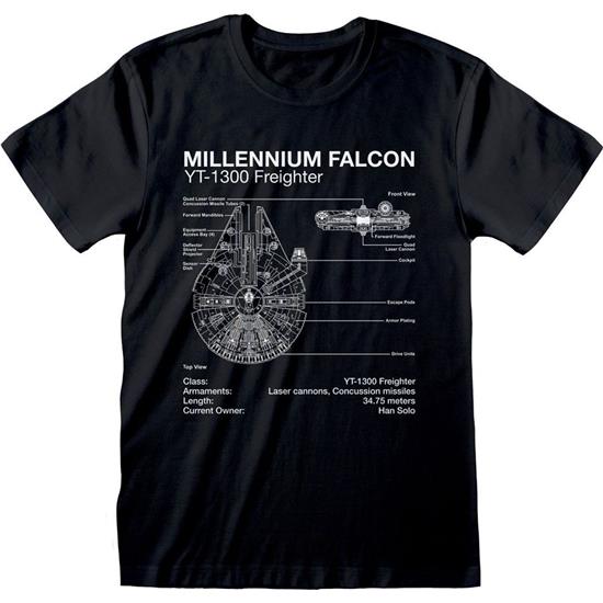 Star Wars: Millenium Falcon Sketch T-Shirt