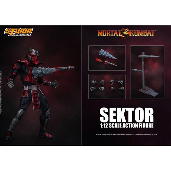 Mortal Kombat: Sektor Action Figure 1/12 18 cm