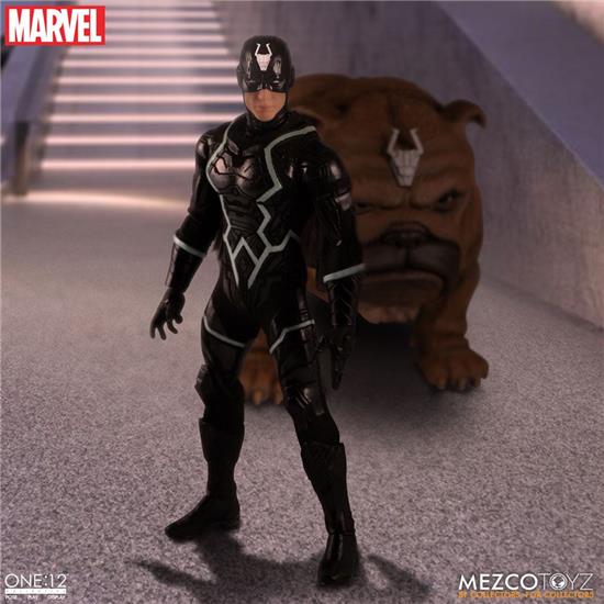 Marvel: Black Bolt & Light-Up Lockjaw One:12 Action Figures 1/12 17 cm