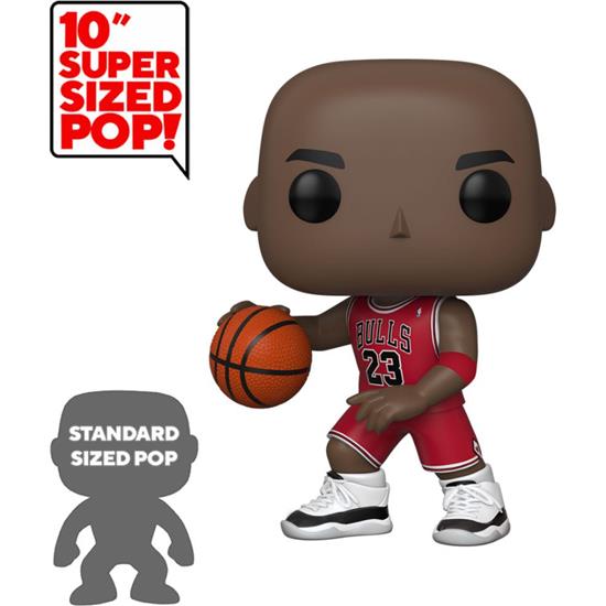 NBA: Michael Jordan (Red Jersey) Jumbo Sized POP! Vinyl Figur 25 cm