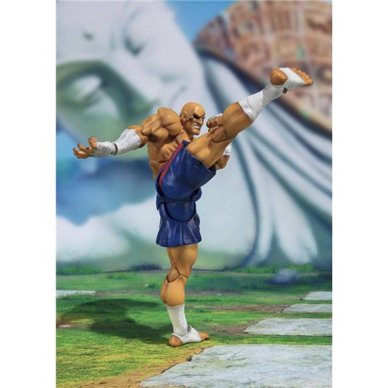 Street Fighter: Sagat Tamashii Web Exclusive S.H. Figuarts Action Figure 17 cm
