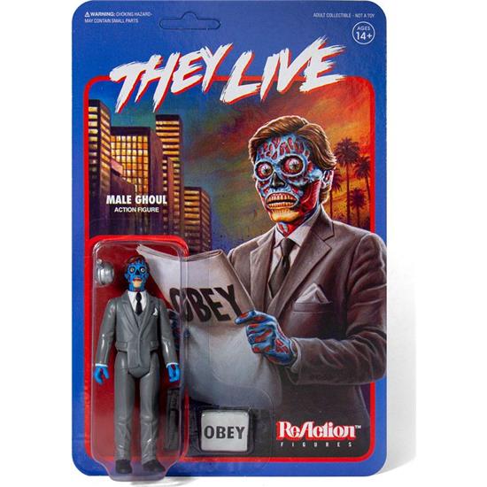 They Live: Male Ghoul ReAction Action Figure 10 cm