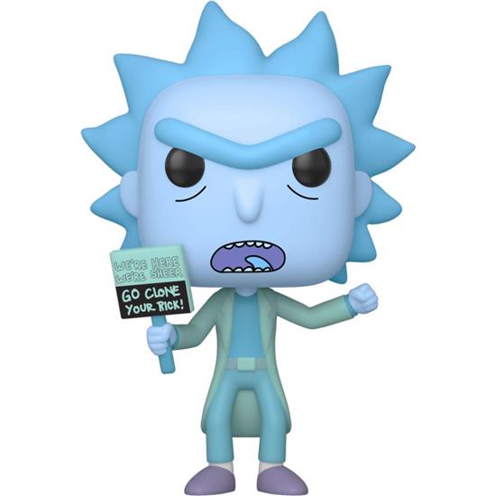 Rick and Morty: Hologram Rick Clone POP! Animation Vinyl Figur
