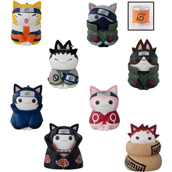 Naruto Shippuden: Cats of Konoha Village Trading Figure 3 cm 8-Pack Limited Edition