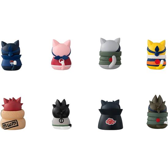 Naruto Shippuden: Cats of Konoha Village Trading Figure 3 cm 8-Pack