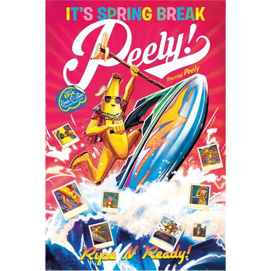 Fortnite: Spring Break Peely Plakat
