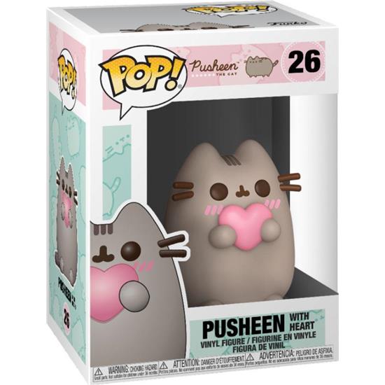 Pusheen: Pusheen w/Heart POP! Vinyl Figur (#26)