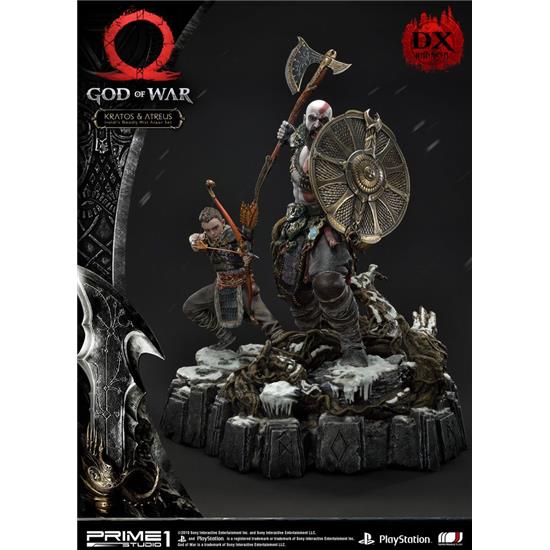 God Of War: Kratos & Atreus Statue Deluxe Ver. 72 cm