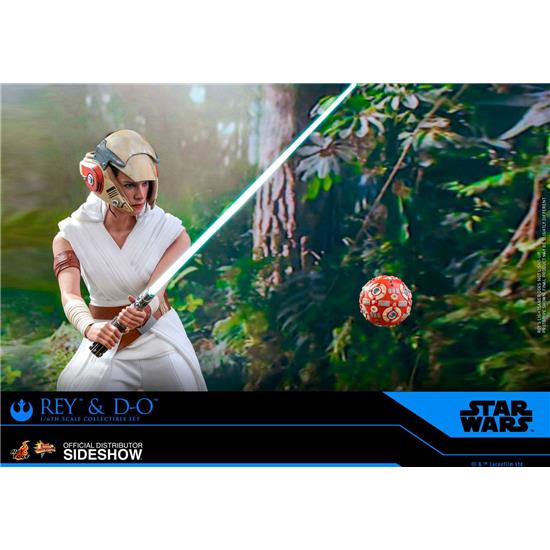 Star Wars: Rey & D-O Movie Masterpiece Action Figure  1/6 28 cm