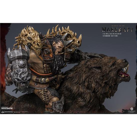 World Of Warcraft: Blackhand Riding Wolf (Standard Version) Statue 1/9 40 cm