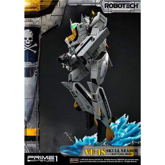 Robotech: VF-1S Skull Leader Battloid Mode Statue 67 cm