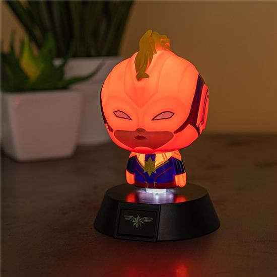 Captain Marvel: Captain Marvel 3D Icon Lampe