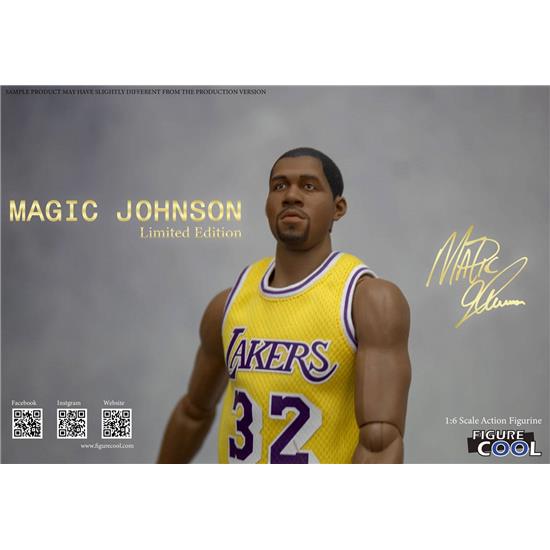 NBA: Magic Johnson Limited Edition Action Figure 1/6 30 cm