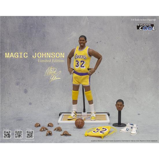 NBA: Magic Johnson Limited Edition Action Figure 1/6 30 cm