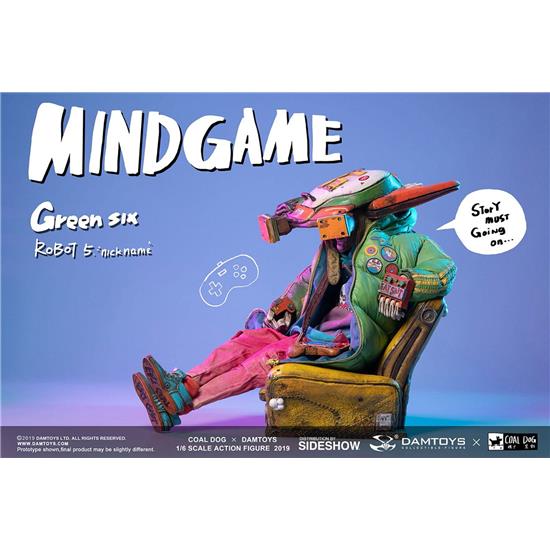 Diverse: Mindgame: Green Six Action Figure 1/6 by Park Zhi 30 cm