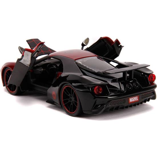 Spider-Man: Miles Morales with Ford GT Diecast Model 1/24
