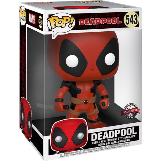 Deadpool: Deadpool Two Sword Red Super Sized POP! Vinyl Figur 25 cm