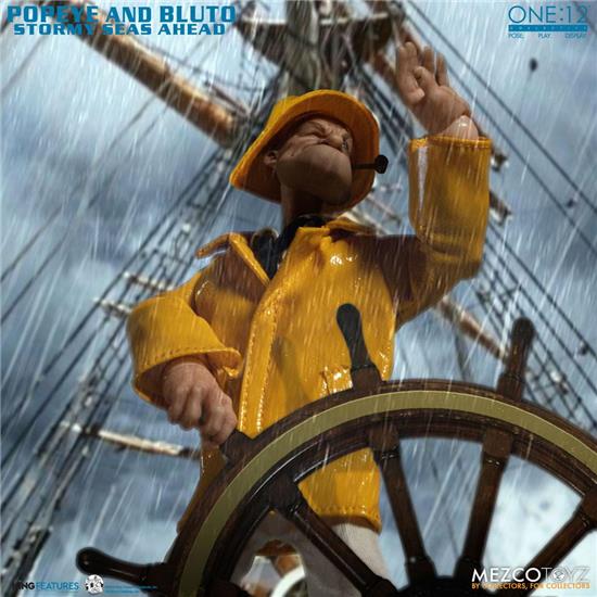Popeye: Popeye & Bluto: Stormy Seas Ahead Deluxe Action Figures 1/12