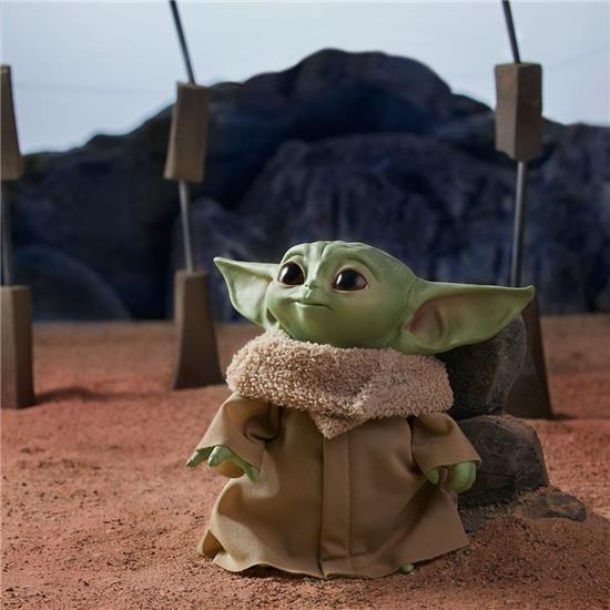 Star Wars: The Child (Baby Yoda) Talende Bamse 19 cm