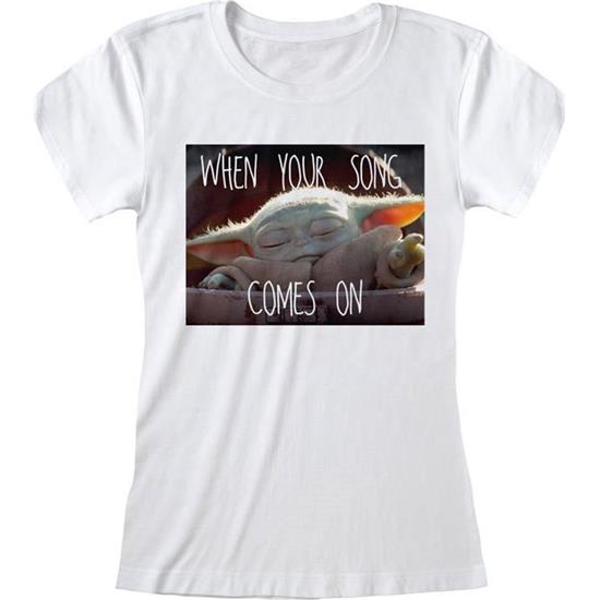 Star Wars: The Mandalorian When Your Song Comes On T-Shirt (dame model)