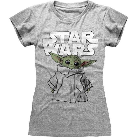 Star Wars: The Mandalorian Baby Yoda T-Shirt (dame model)