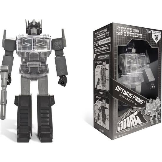 Transformers: Super Cyborg Optimus Prime Black Action Figure 30 cm