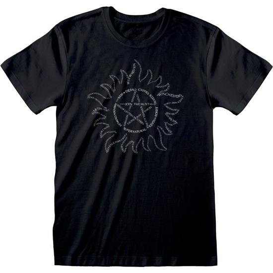 Supernatural: Supernatural Text Symbol T-Shirt