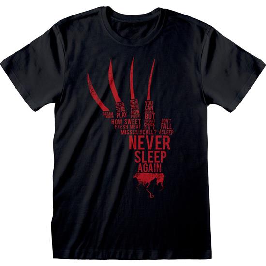 A Nightmare On Elm Street: Glove Text T-Shirt