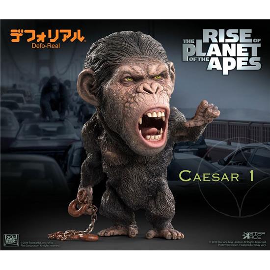 Planet of the Apes: Caesar Chain Ver. Deform Real Series Soft Vinyl Statue 15 cm