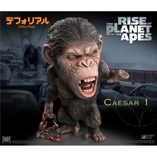 Planet of the Apes: Caesar Chain Ver. Deform Real Series Soft Vinyl Statue 15 cm