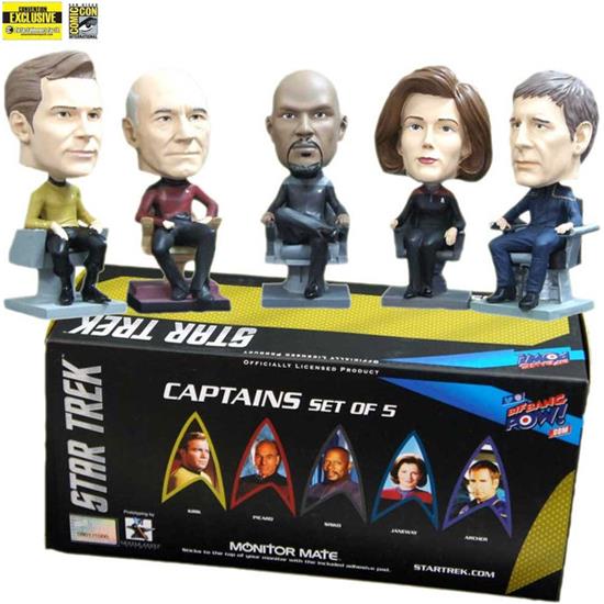 Star Trek: Star Trek Bobble-Heads Captains Sæt