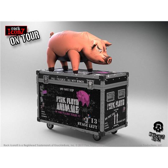 Pink Floyd: The Pig Rock Ikonz On Tour Statues