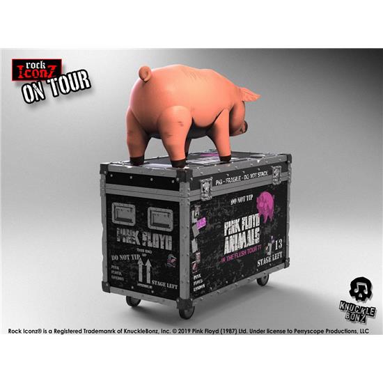 Pink Floyd: The Pig Rock Ikonz On Tour Statues
