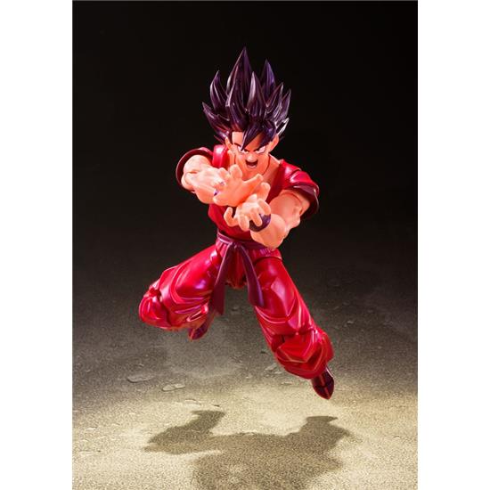 Manga & Anime: Son Goku Kaioken S.H. Figuarts Action Figure 14 cm