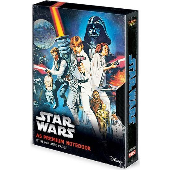 Star Wars: A New Hope VHS A5 Notesbog