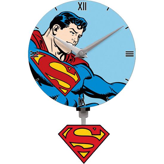 Superman: Superman Væg ur med svingende logo