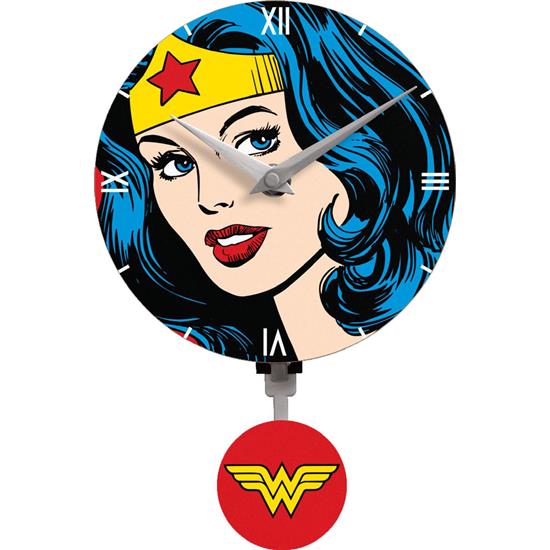 DC Comics: Wonder Woman Væg ur med svingende logo