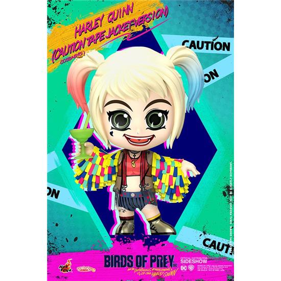 Birds of Prey: Harley Quinn (Caution Tape Jacket Version) Cosbaby Mini Figure 11 cm