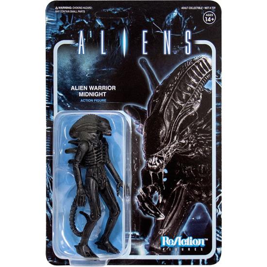Alien: Alien Warrior Midnight Black ReAction Action Figure Wave 1 10 cm