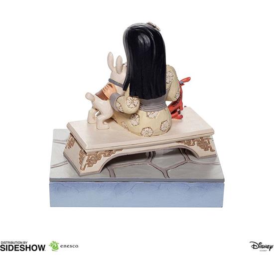 Disney: White Woodland Mulan Disney Statue 14 cm