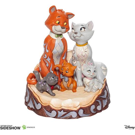 Disney: Aristocats Carved by Heart Statue 18 cm