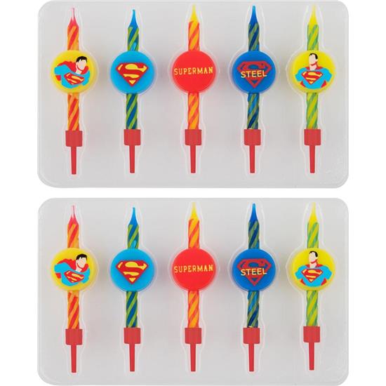 Superman: Superman Fødselsdagslys 10-Pak