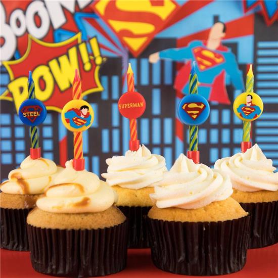 Superman: Superman Fødselsdagslys 10-Pak