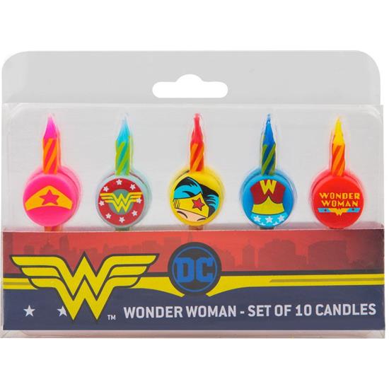 DC Comics: Wonder Woman Fødselsdagslys 10-Pak