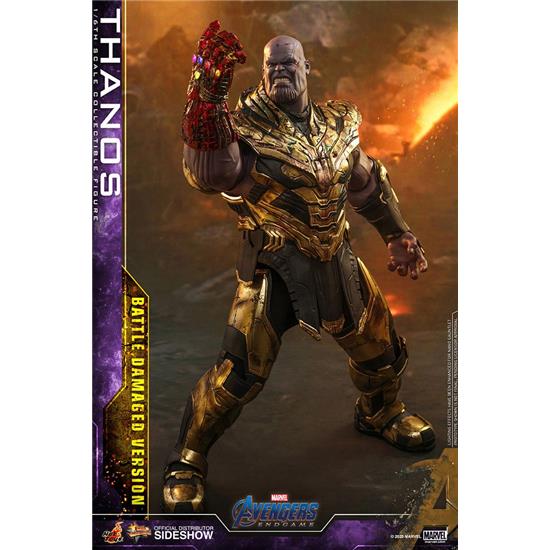 Avengers: Thanos Battle Damaged Version Movie Masterpiece Action Figure 1/6 42 cm