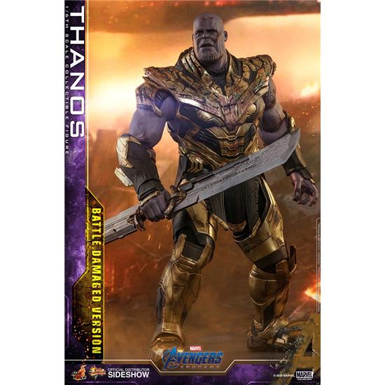 Avengers: Thanos Battle Damaged Version Movie Masterpiece Action Figure 1/6 42 cm