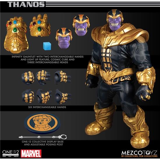 Marvel: Thanos One:12 Light-Up Action Figure 1/12 21 cm
