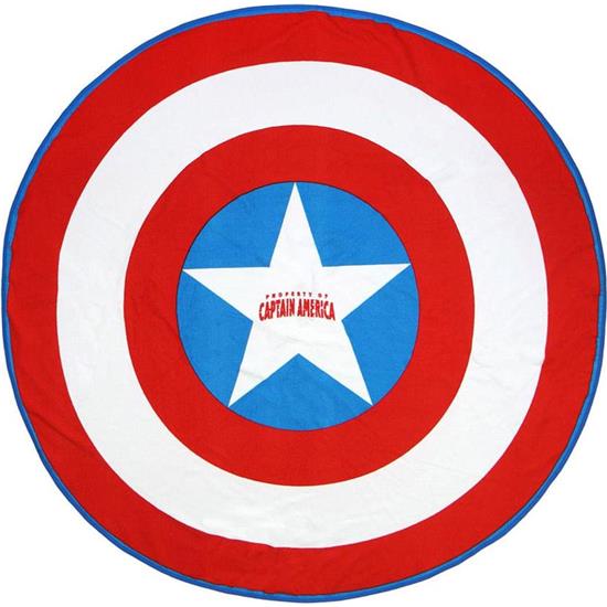 Captain America: Captain America Skjold Oval Håndklæde 140 cm